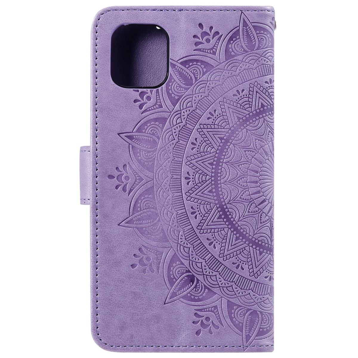 Hülle für Apple iPhone 11 Pro Max [6,5 Zoll] Handyülle Flip Case Schutzhülle Mandala Lila