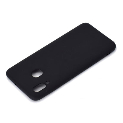 Hülle für Samsung Galaxy A30 Handyhülle Silikon Case Schutzhülle matt Schwarz