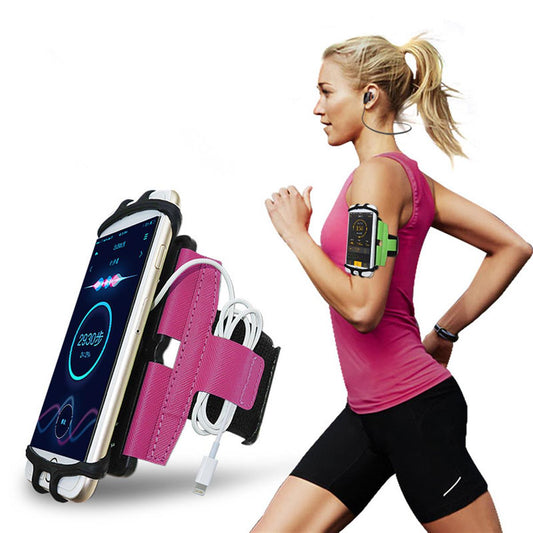Sport Lauf Armband für Smartphones 4,0 - 7,0 Zoll Fitness Universal Pink