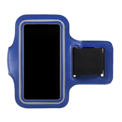 Universal Sport Armband Handy Tasche für Smartphones von 4,5" bis 5,85" Blau