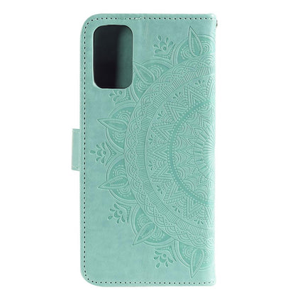 Hülle für Samsung Galaxy S20 Handyhülle Flip Case Schutzhülle Cover Mandala Grün