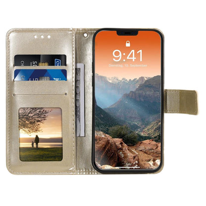 Hülle für Apple iPhone 12 Pro Max Handyhülle Flip Case Cover Etui Mandala Gold