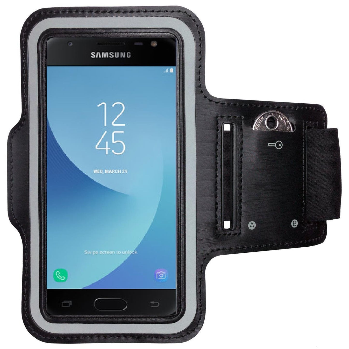 Armband für Samsung Galaxy J3 2017 Handy Sportarmband Handyhülle Fitness Laufhülle
