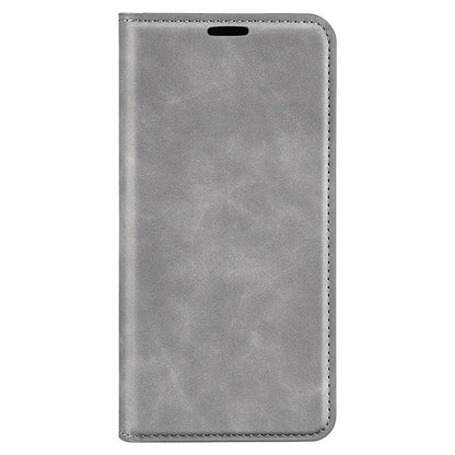 Hülle für Samsung Galaxy A55 5G Handyhülle Flip Case Cover Tasche Etui Grau