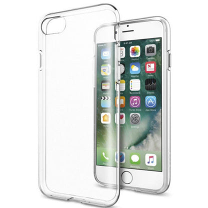 Hülle für Apple iPhone 7 Plus/8 Plus Handyhülle Silikon Cover Schutzhülle Transparent klar