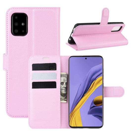 Hülle für Samsung Galaxy A51 Handyhülle Schutz Tasche Flip Case Schutzhülle Cover Rosa