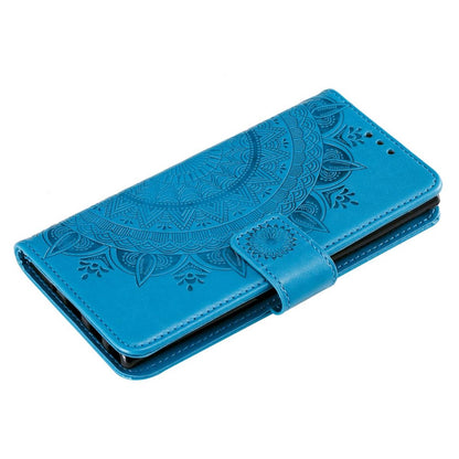 Hülle für Samsung Galaxy Note10 Handyhülle Flip Case Schutzhülle Mandala Blau