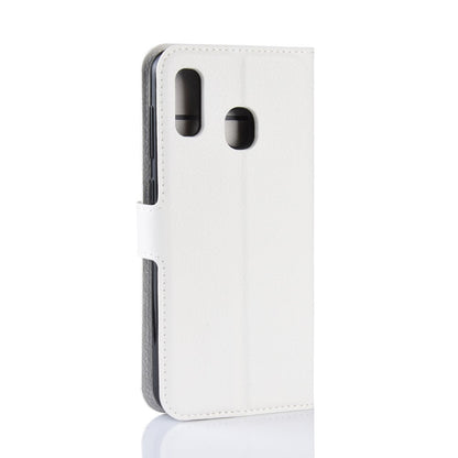 Hülle für Samsung Galaxy A20e Handyhülle Schutz Tasche Flip Case Schutzhülle Cover Weiß