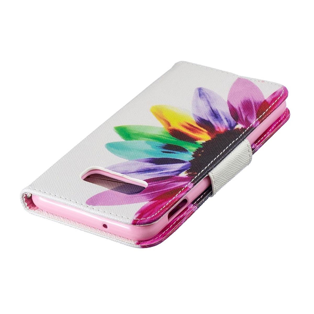 Hülle für Samsung Galaxy S10e Handyhülle Flip Case Schutzhülle Motiv Handyhülle Blume