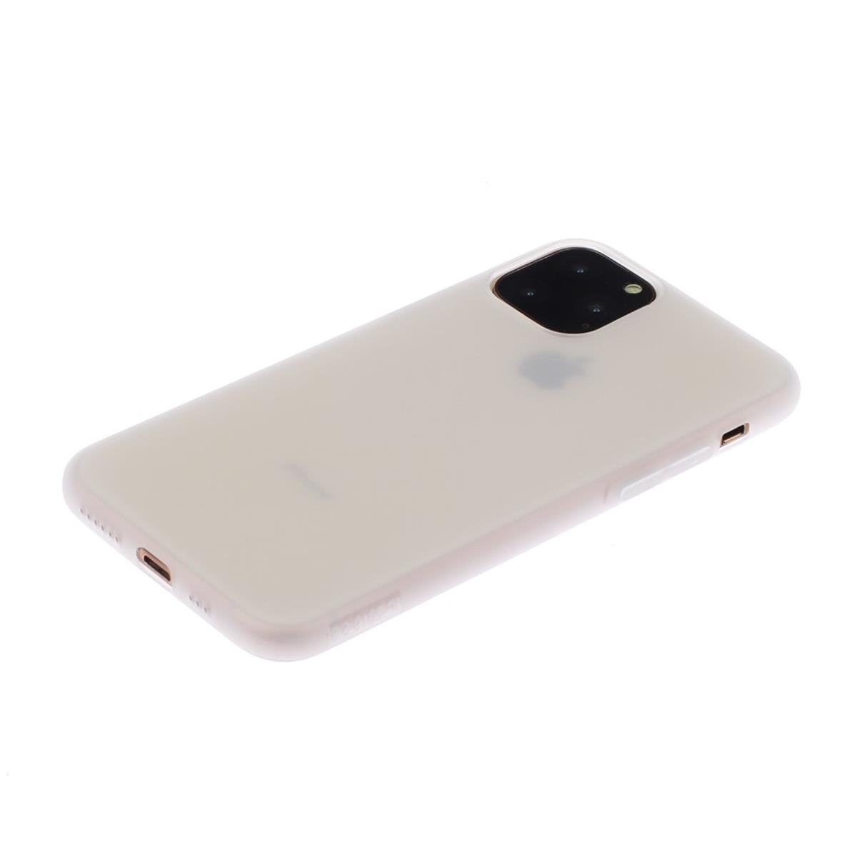 Hülle für Apple iPhone 11 Pro [5,8 Zoll] Handyhülle Silikon Cover Bumper Weiß