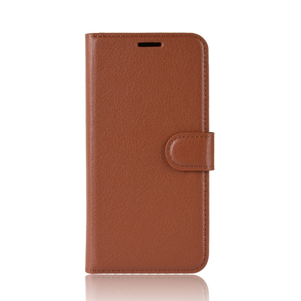 Hülle für Samsung Galaxy A70 Handyhülle Flip Case Cover Handytasche Bumper Braun