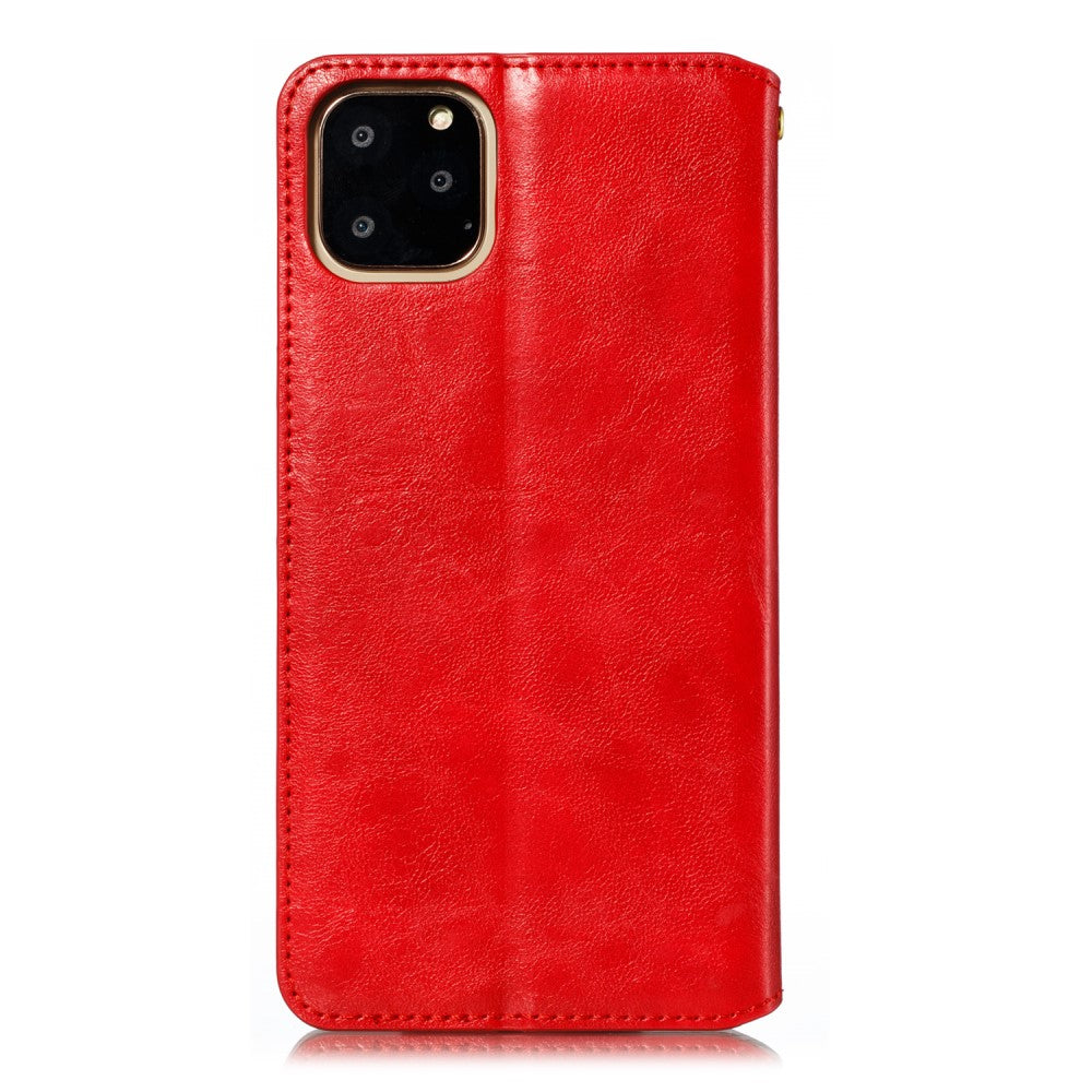 Hülle für Apple iPhone 11 Pro Max [6,5 Zoll] Handyhülle Flip Case Schutzhülle Etui Rot