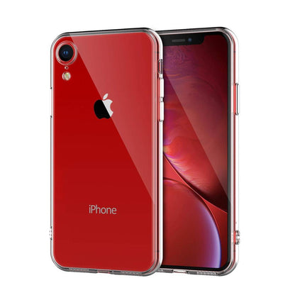 Hülle für Apple iPhone XR Handyhülle Silikon Case Schutzhülle Cover Transparent