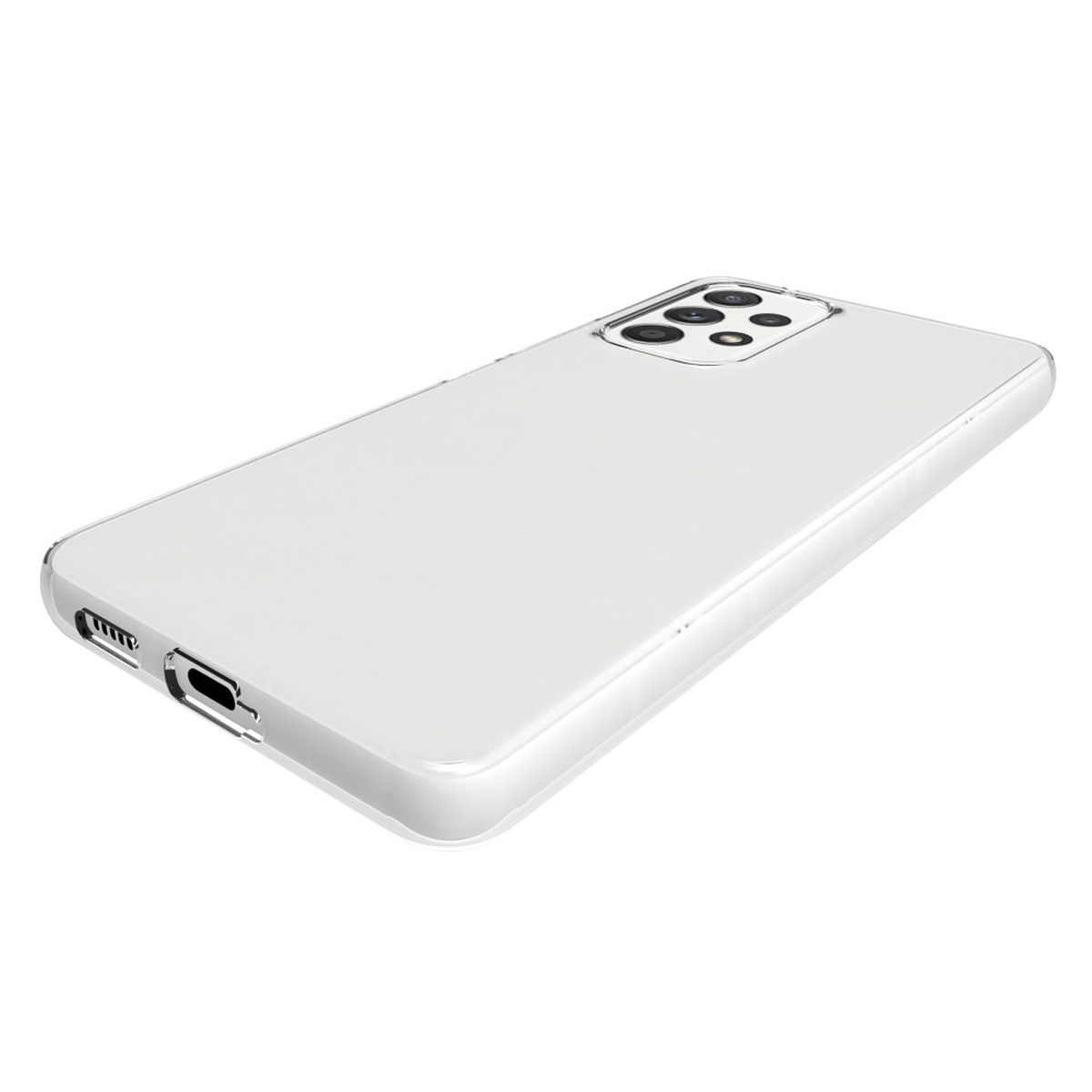 Hülle für Samsung Galaxy A53 5G Handyhülle Silikon Cover Case Bumper Etui klar