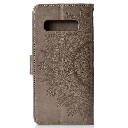 Hülle für Samsung Galaxy Note 8 Handy Tasche Flip Case Cover Etui Mandala Grau
