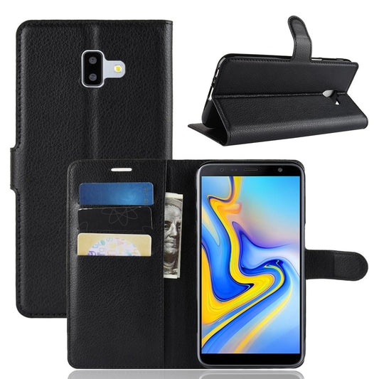 Hülle für Samsung Galaxy J6 Plus (+) Handyhülle Case Cover Etui Tasche Schwarz