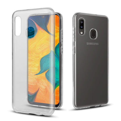 Hülle für Samsung Galaxy A30 Handyhülle Silikon Cover Schutzhülle Case klar