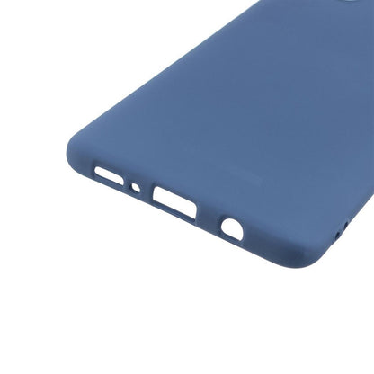 Hülle für Samsung Galaxy M31 Handyhülle Silikon Case Cover Schutzhülle Matt Blau