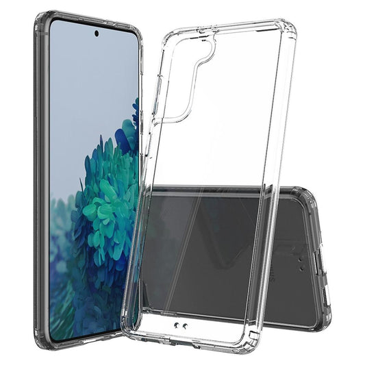 Hülle für Samsung Galaxy S21 Plus Handyhülle Hybrid Silikon Case Bumper Tasche Cover Klar