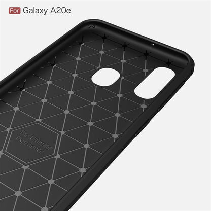 Hülle für Samsung Galaxy A20e Handyhülle Schutzhülle Silikon Case Carbon farben