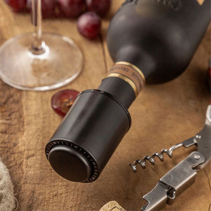 Weinverschluss - Vakuum Weinflaschenverschluss - Weinstopper - Verschlusskappe