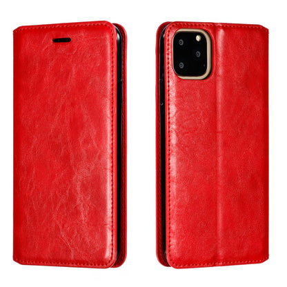 Hülle für Apple iPhone 11 Pro Max [6,5 Zoll] Handyhülle Flip Case Schutzhülle Etui Rot