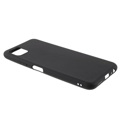 Hülle für Samsung Galaxy A22 5G Handyhülle Silikon Case Cover Etui Matt Schwarz