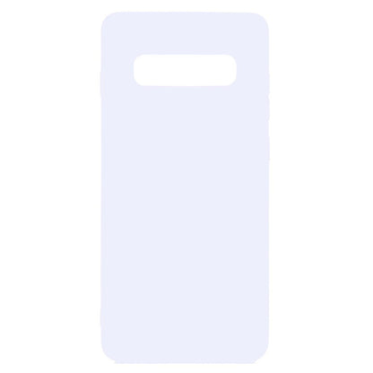 Hülle für Samsung Galaxy S10+ (Plus) Handyhülle Silikon Case Cover Bumper Weiß