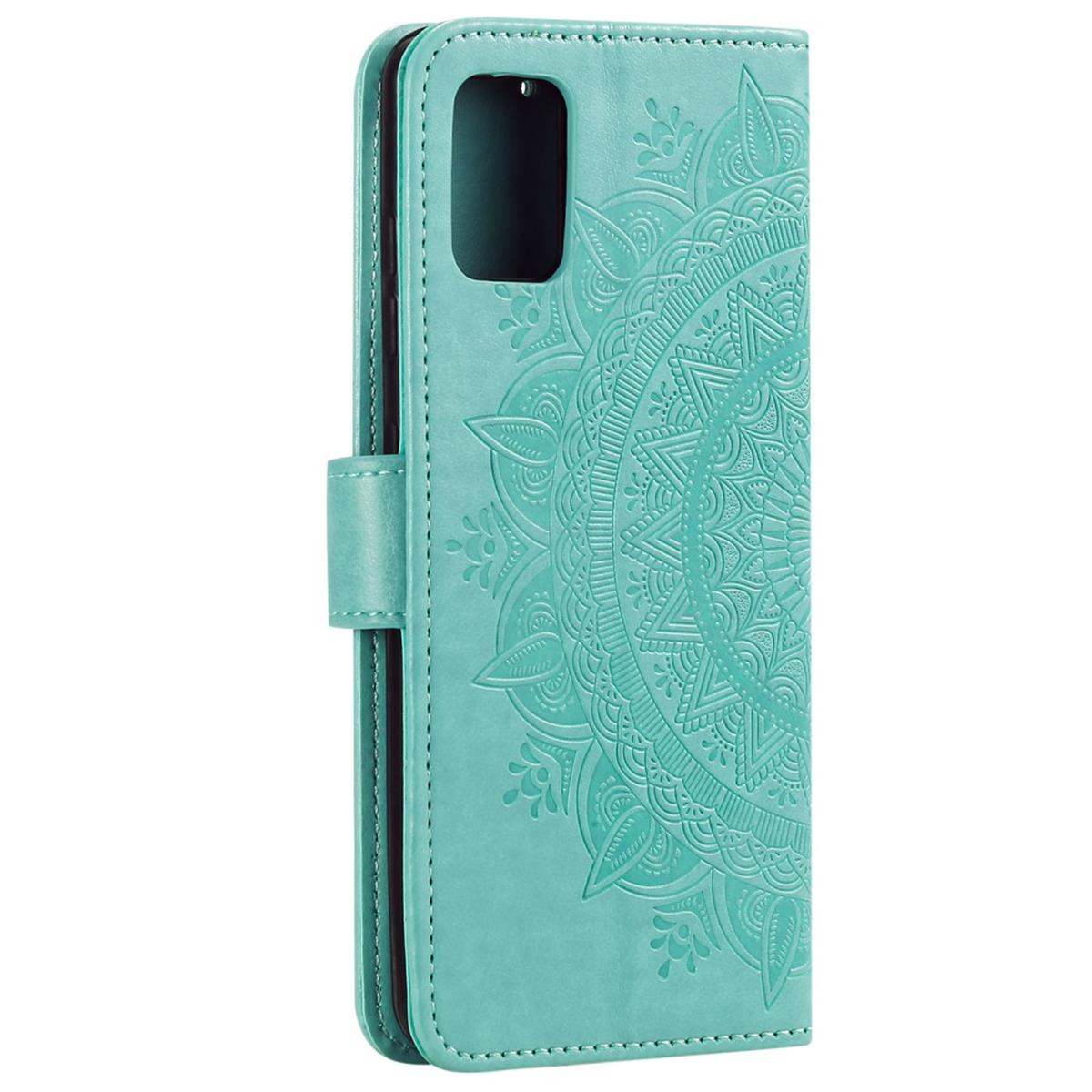 Hülle für Samsung Galaxy Note10 Lite Handyhülle Flip Case Schutzhülle Cover Mandala Grün