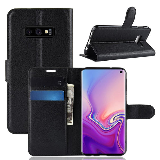 Hülle für Samsung Galaxy S10e Handyhülle Flip Case Schutzhülle Cover Schwarz