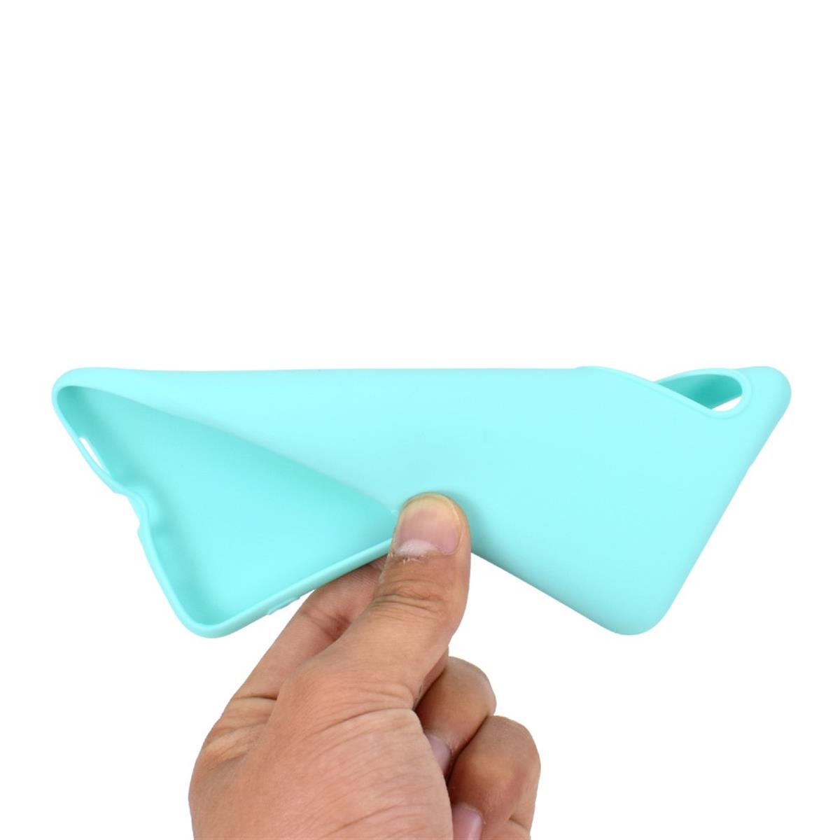 Hülle für Samsung Galaxy A50/A30s Handyhülle Silikon Case Cover Handytasche matt grün