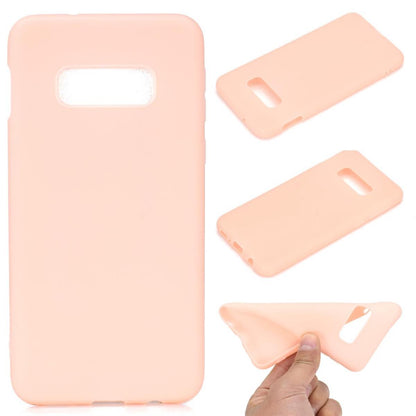 Hülle für Samsung Galaxy S10e Handyhülle Silikon Case Schutzhülle matt Rosa