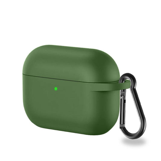 Hülle für Apple AirPods Pro Silikon Case Cover Bumper Etui Bumper Oliv Grün