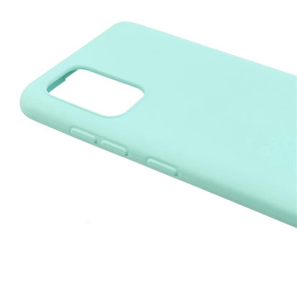 Hülle für Samsung Galaxy A03s Handyhülle Silikon Case Cover Bumper Matt Grün