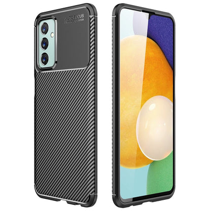 Hülle für Samsung Galaxy M13/M23 5G Handyhülle Silikon Case  Bumper Carbonfarben