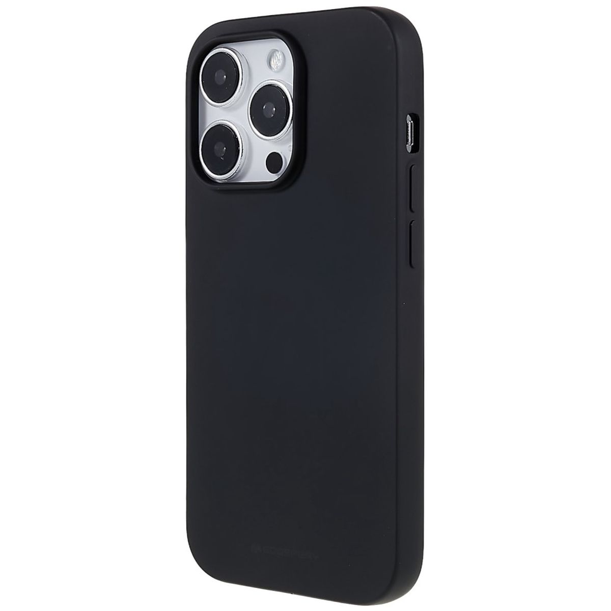 Hülle für Apple iPhone 14 Pro Handyhülle Silikon Case Cover Bumper Matt Schwarz