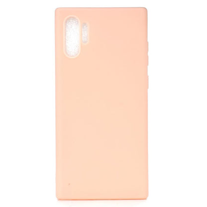 Hülle für Samsung Galaxy Note10+ (5G) Handyhülle Silikon Schutzhülle Cover Case matt Rosa