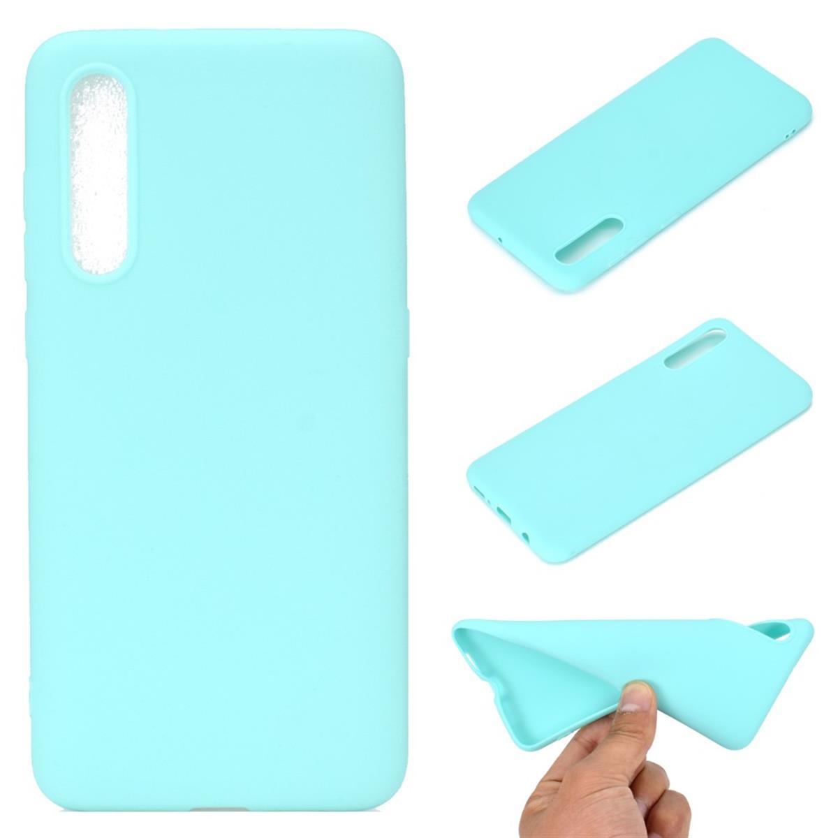 Hülle für Samsung Galaxy A50/A30s Handyhülle Silikon Case Cover Handytasche matt grün