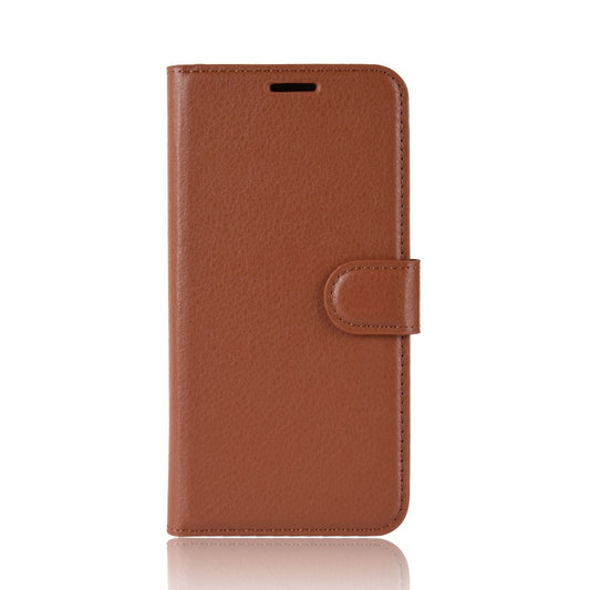 Hülle für Samsung Galaxy J6 2018 Handyhülle Flip Case Schutzhülle Cover Braun