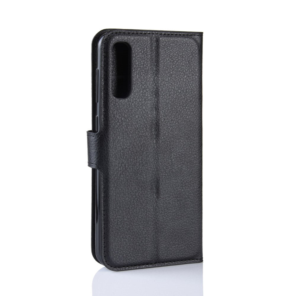 Hülle für Samsung Galaxy A50/A30s Handyhülle Flip Case Cover Bumper Tasche Schwarz