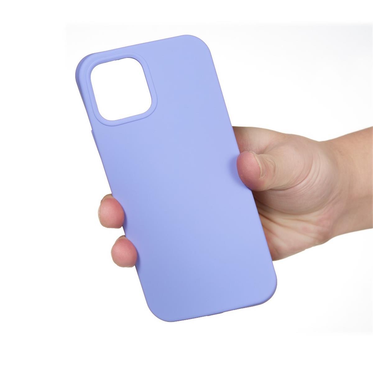 Hülle für Apple iPhone 13 Pro Max [6,7 Zoll] Handy Silikon Case Matt Flieder