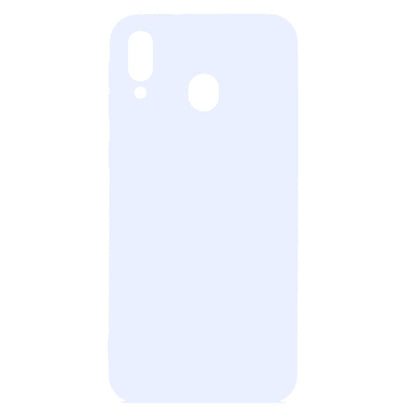 Hülle für Samsung Galaxy A30 Handyhülle Silikon Case Schutzhülle Cover matt Weiß