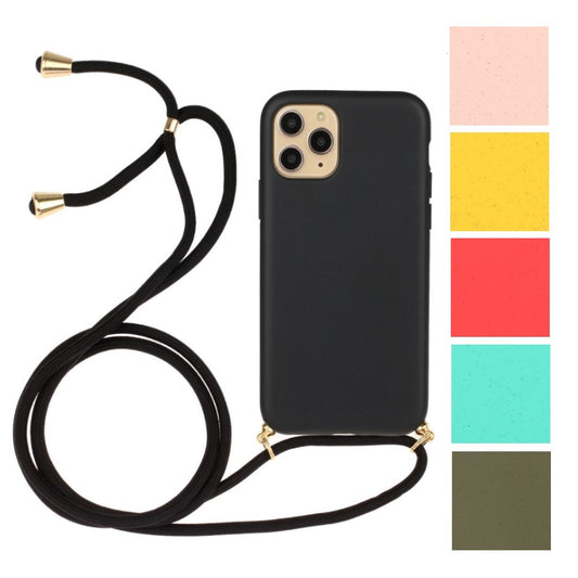 Hülle für Apple iPhone 12 Mini Handyhülle Case Band Handykette Kordel Schnur