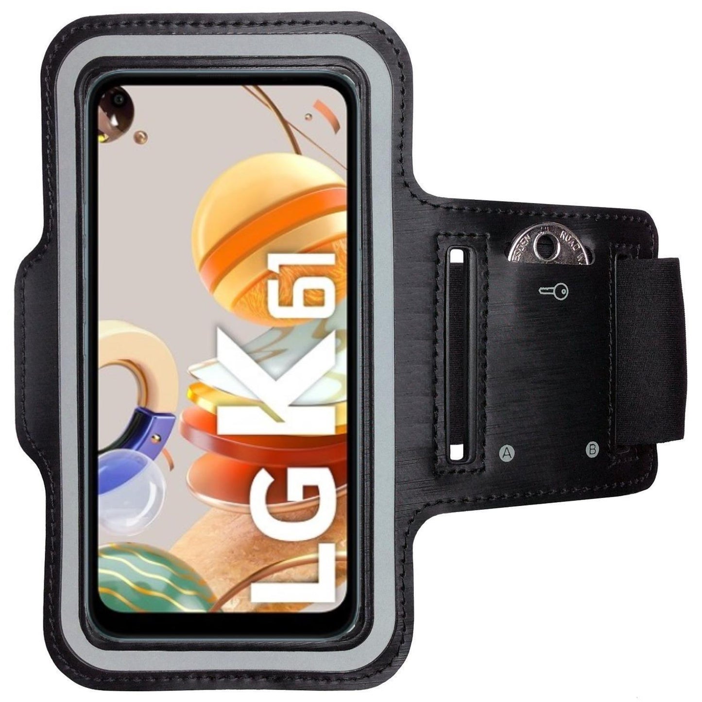 Sportarmband für LG K61 Sport Fitness Hülle Armband Handy Laufhülle