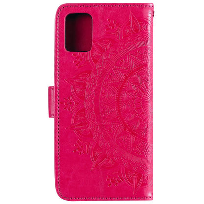 Hülle für Samsung Galaxy A51 Handyhülle Flip Case Schutzhülle Cover Mandala Pink