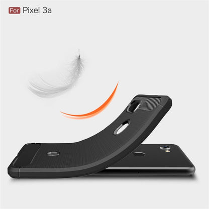 Google Pixel 3a Handyhülle Silikon Case Schutzhülle Cover Carbonfarben