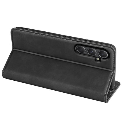 Hülle für Samsung Galaxy A55 5G Handyhülle Flip Case Cover Tasche Etui Schwarz