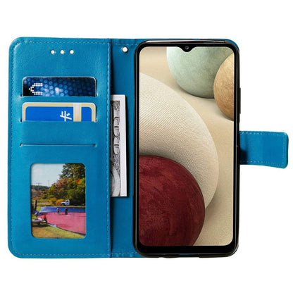 Hülle für Samsung Galaxy M33 5G Handyhülle Flip Case Cover Etui Mandala Blau
