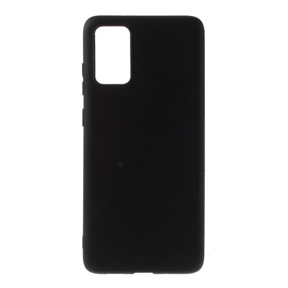 Hülle für Samsung Galaxy A41 Handyhülle Silikon Case Cover Bumper Matt Schwarz