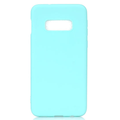 Hülle für Samsung Galaxy S10e Handyhülle Silikon Case Schutzhülle matt Grün